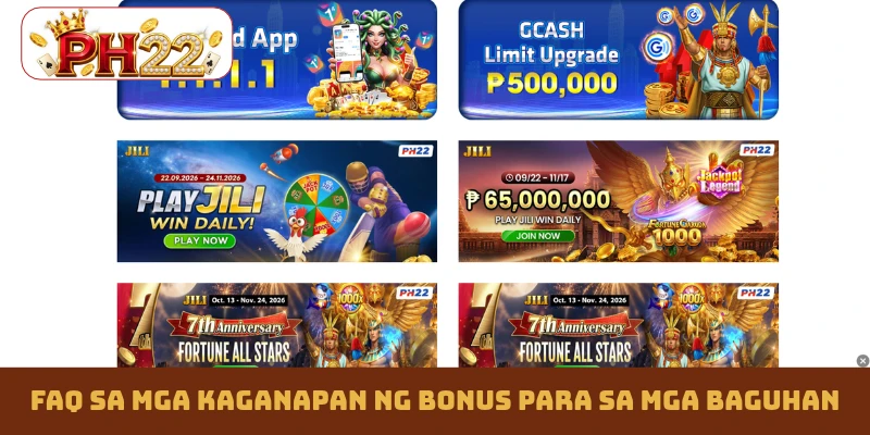 FAQ sa mga kaganapan ng bonus para sa mga baguhan