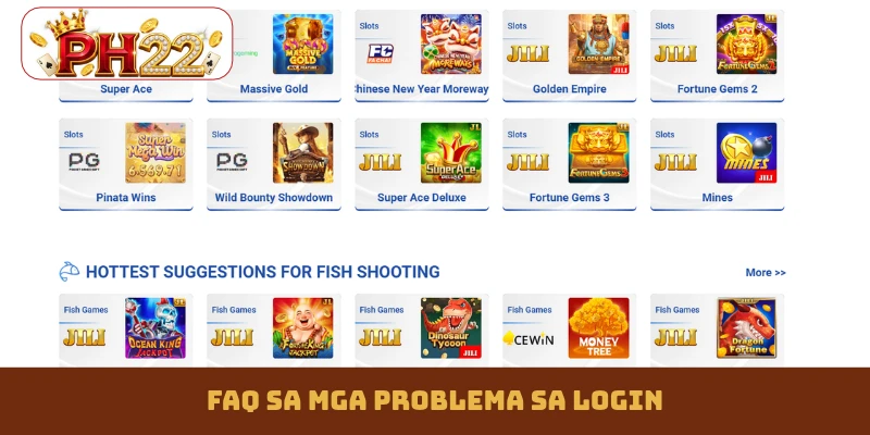 FAQ sa mga problema sa login