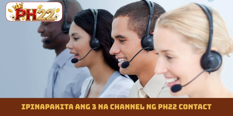 Ipinapakita ang 3 na channel ng PH22 contact